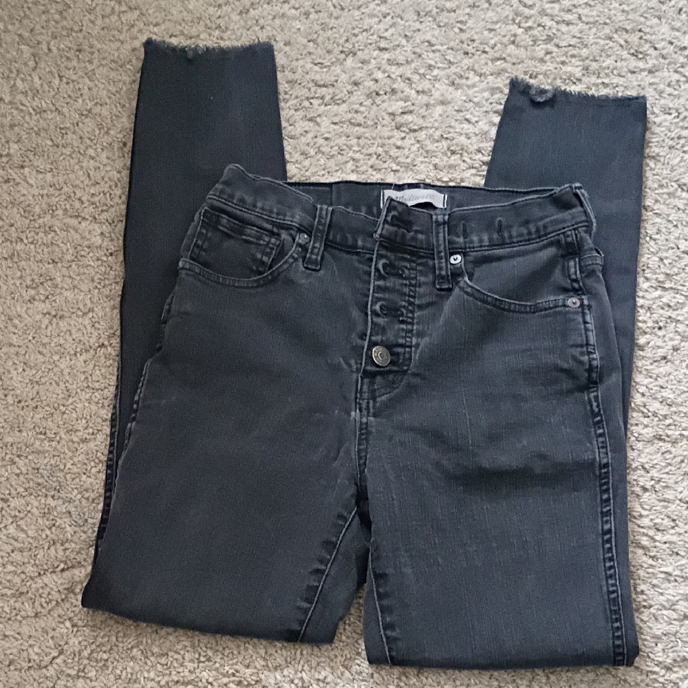 Madewell Charcoal Skinny Jeans